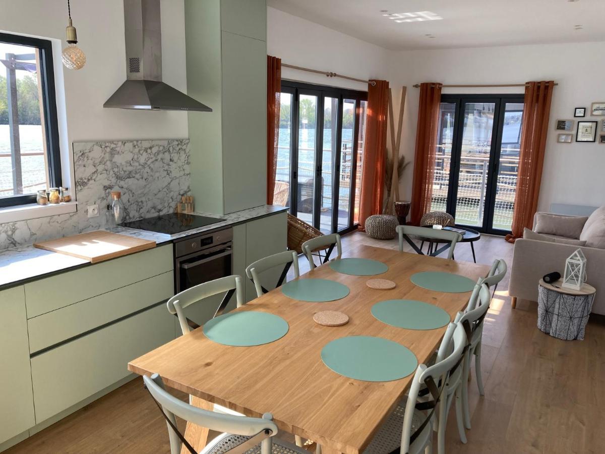 Seinehouse - Maison Flottante Vaux-Sur-Seine Exteriör bild