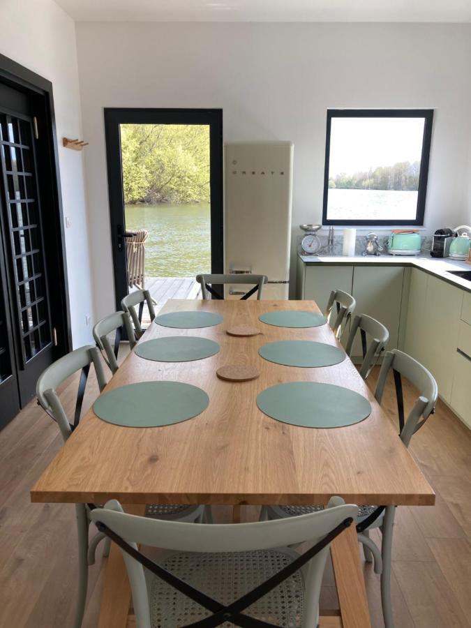 Seinehouse - Maison Flottante Vaux-Sur-Seine Exteriör bild