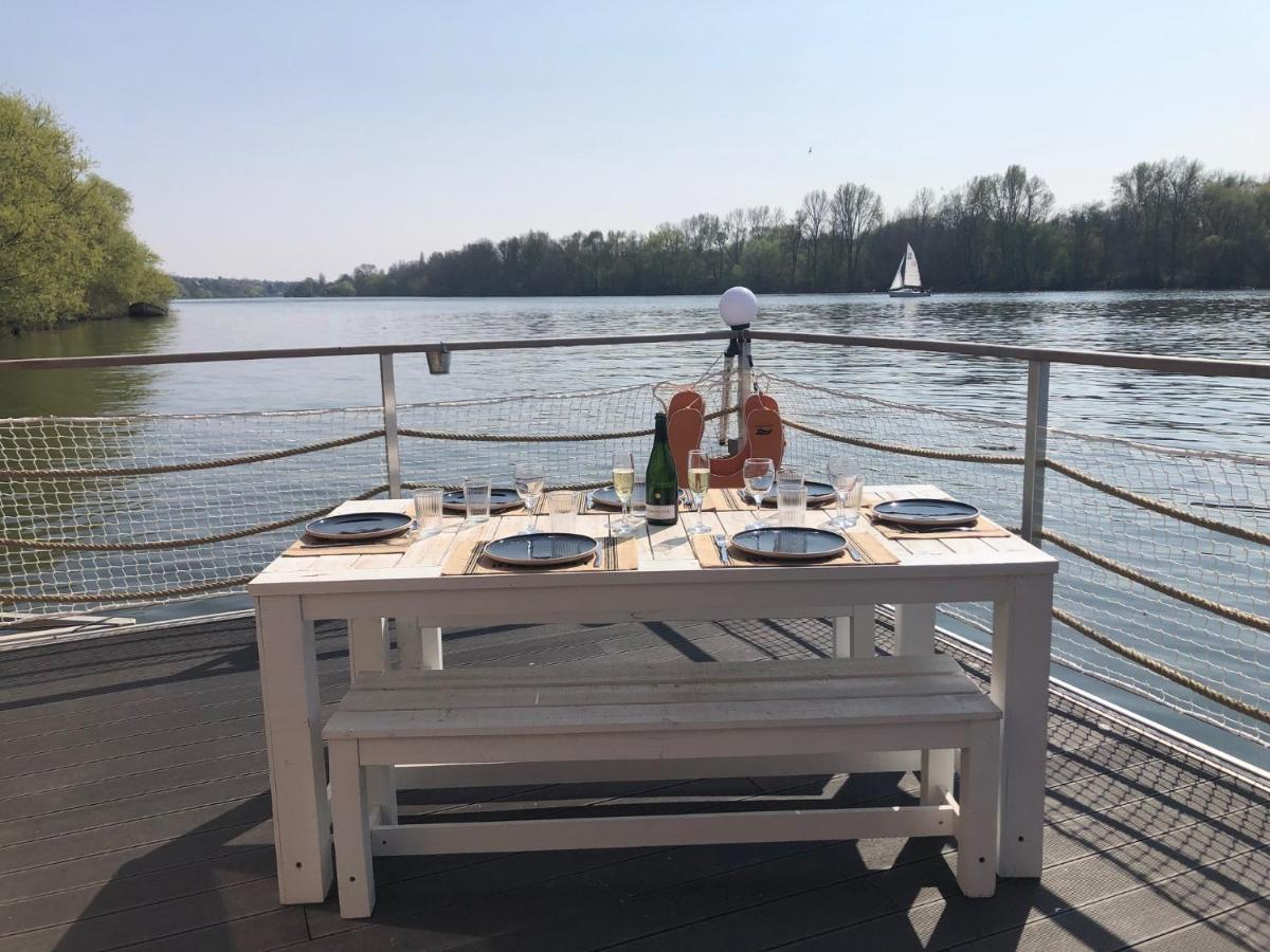 Seinehouse - Maison Flottante Vaux-Sur-Seine Exteriör bild