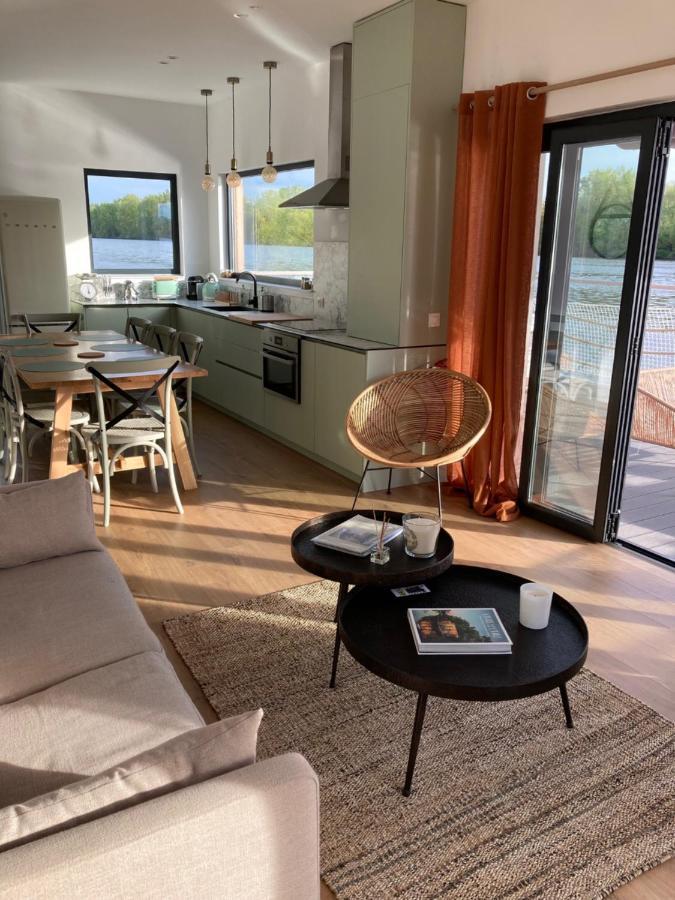 Seinehouse - Maison Flottante Vaux-Sur-Seine Exteriör bild