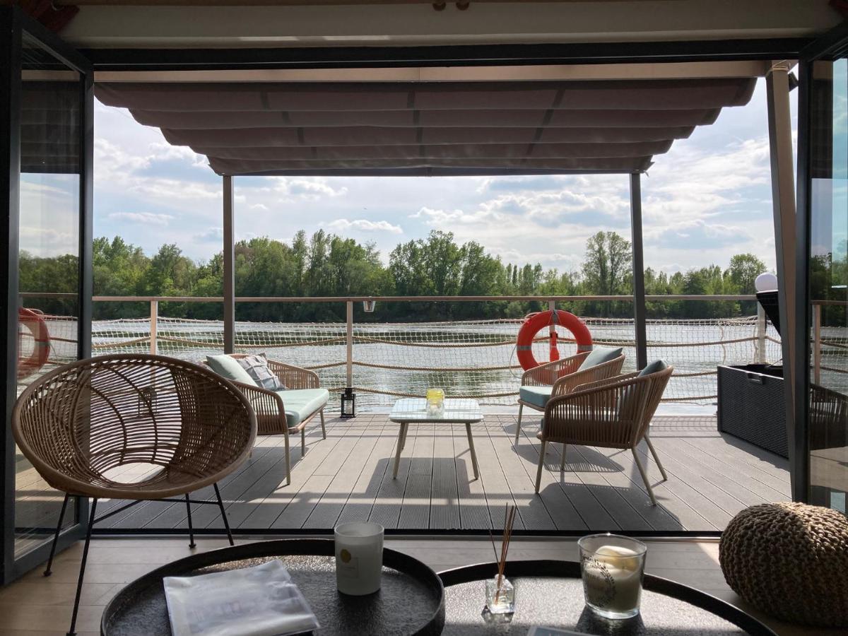 Seinehouse - Maison Flottante Vaux-Sur-Seine Exteriör bild